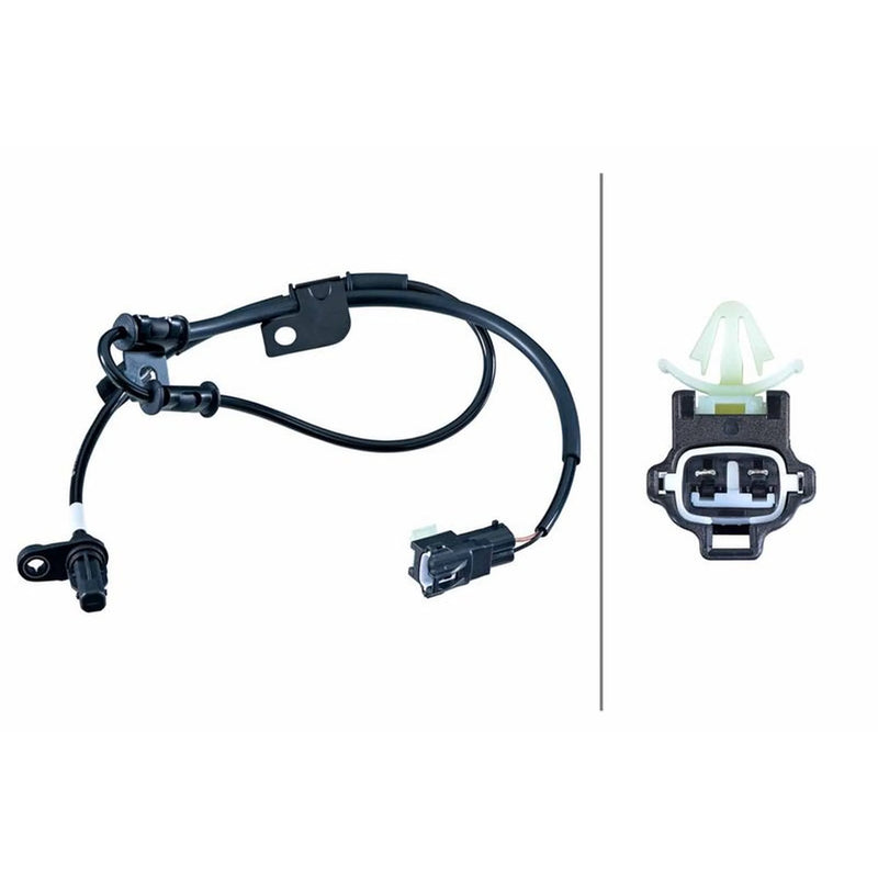Hella ABS Wheel Speed Sensor Front Left 6PU 358 268-371