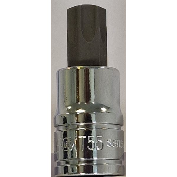 Carlyle Hand Tools Tampe Star Bit - T55H - 3/8In. Drive Socket T55H Carlyle Hand Tools - Dynamic Drive