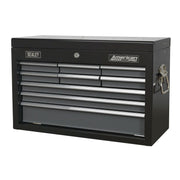 Sealey Topchest 9 Drawer with Ball-Bearing Slides Black/Grey AP2509B Sealey - Dynamic Drive