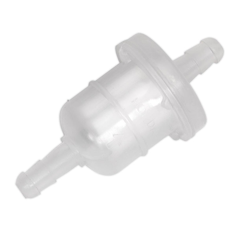Sealey Small In Line Petrol Fuel Filters 7mm Inlet Outlet Filter Plant 10 Pack Sealey  - Dynamic Drive