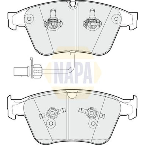 NAPA Front Brake Pad Set NBP1887