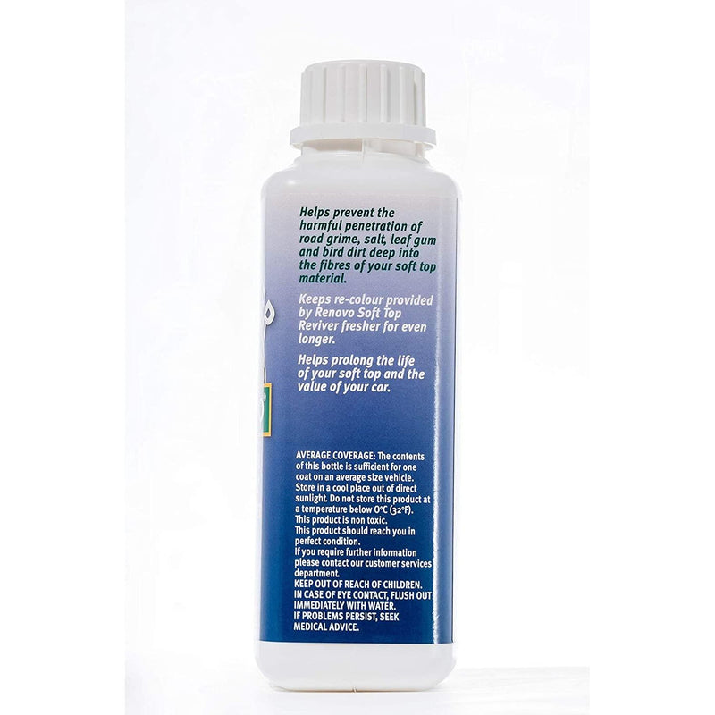 Renovo Soft Top Ultra Proofer Treatment Waterproofs Convertible Cabriolet 500ml Renovo - Dynamic Drive