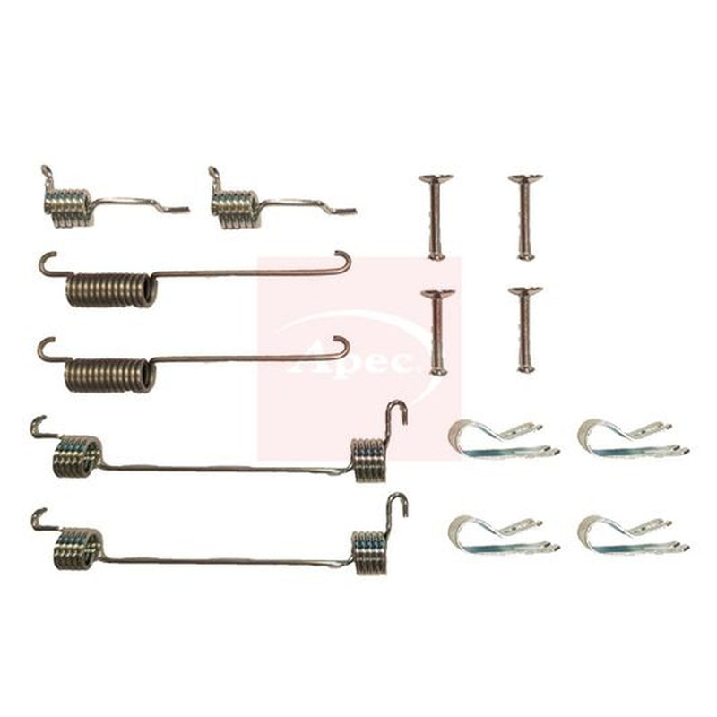 Apec Brake Shoe Accessory Kit Rear fits Ford Focus I 1998-2005 1.4 1.6 1.8 2.0