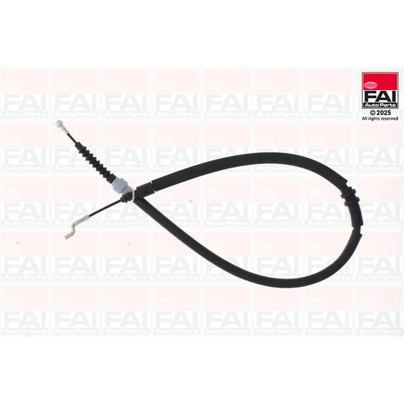 FAI Handbrake Cable Left Rear fits VW Transporter 1990-2003 1.9 2.0 2.4 2.5 2.8