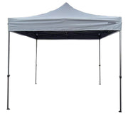 Louisiana Pop Up Folding Pavillion Gazebo in grey (300 x 450cm) Unbranded - Dynamic Drive