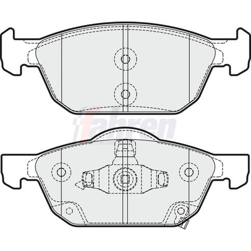 Fahren Front Brake Pad Set FBP3741