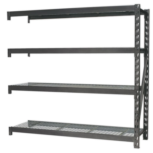 Sealey HD Racking Extension 4 Mesh Shelves 640kg Capacity/Level AP6572E Sealey  - Dynamic Drive