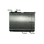 Mahle Engine Radiator fits Kia Carens I 2000-2006 1.6 1.8