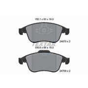 Textar Front Brake Pad Set 2487001