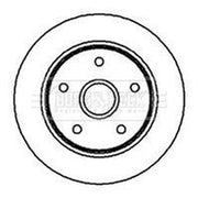 Borg & Beck Front & Rear Brake Discs & Pads fits Mazda 626 Station 1991-1992 2.2