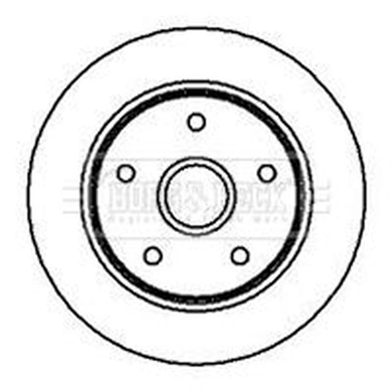 Borg & Beck Front & Rear Brake Discs & Pads fits Mazda 626 Station 1991-1992 2.2