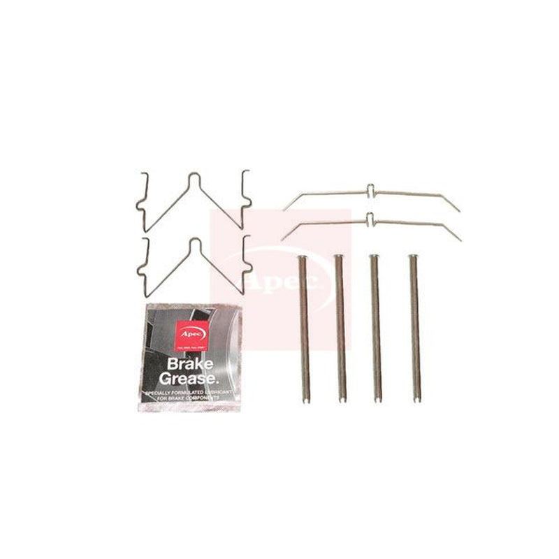 Apec Brake Pad Accessory Fitting Kit Front fits Toyota Hilux II SUV 1989-1998