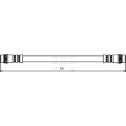 Apec Brake Hydraulic Hose Line Rear Right fits Nissan Kubistar 2003-2009 1.2 1.5