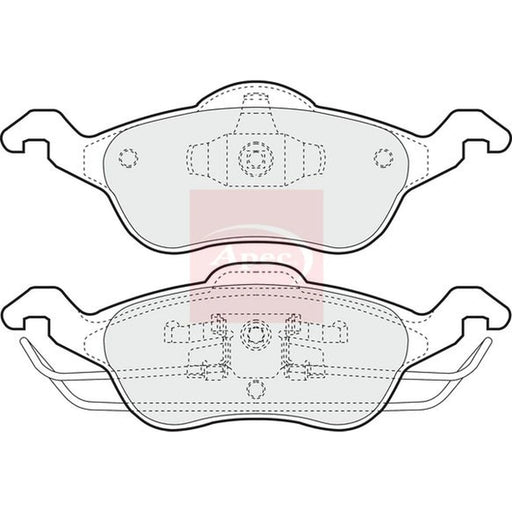 Apec Front Brake Pad Set PAD1034