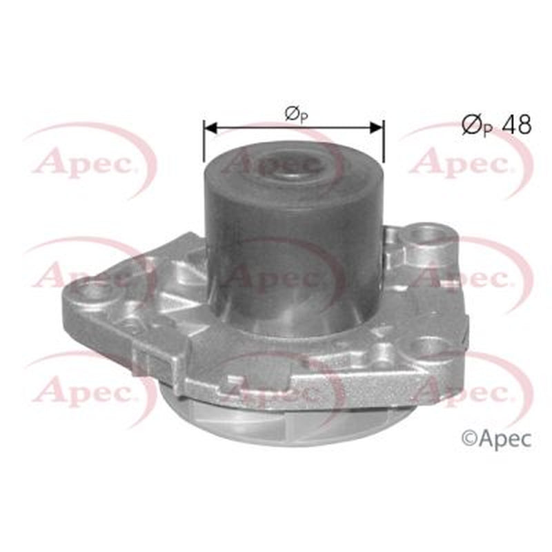 Apec Engine Cooling Water Pump fits Alfa Romeo 147 2001-2010 1.9