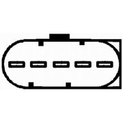 Hella MAF Sensor (Mass Air Flow) fits Mercedes-Benz C-Class 1993-2000