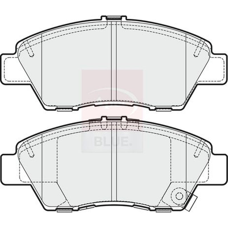 Apec Front Brake Vented Discs & Pads fits Honda Cr-Z 2010-2013 1.5