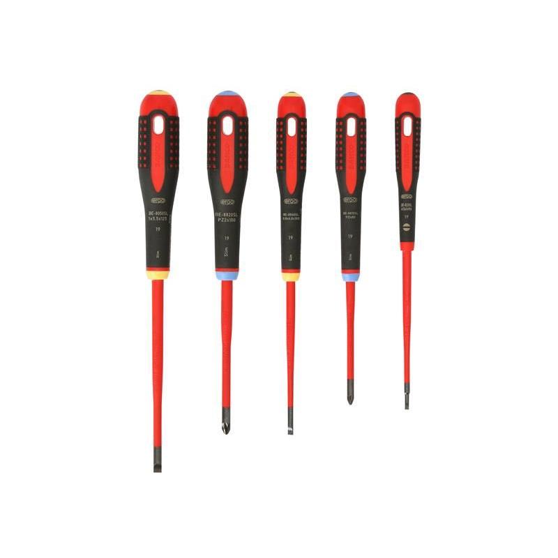 Bahco BE-9882SL ERGO™ Slim VDE Insulated Screwdriver Set, 5 Piece Bahco - NN4 Online