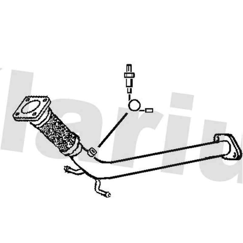 Klarius Exhaust Pipe OD fits Volvo S60 I 2000-2010 2.4