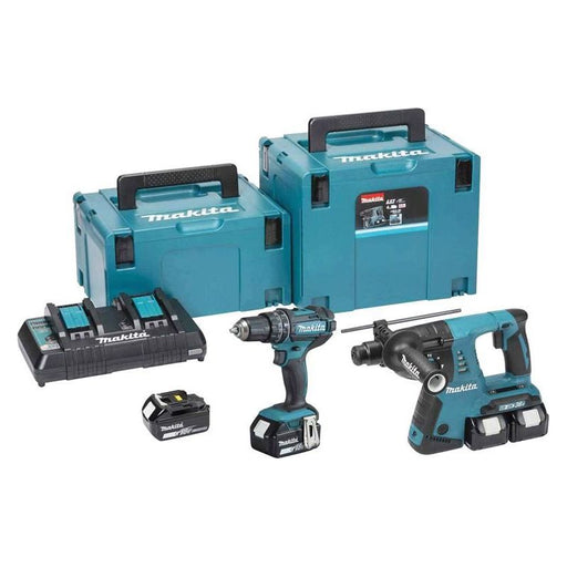 Makita DLX2137PTJ LXT Twin Pack 18V 4 x 5.0Ah Li-ion Makita - NN4 Online