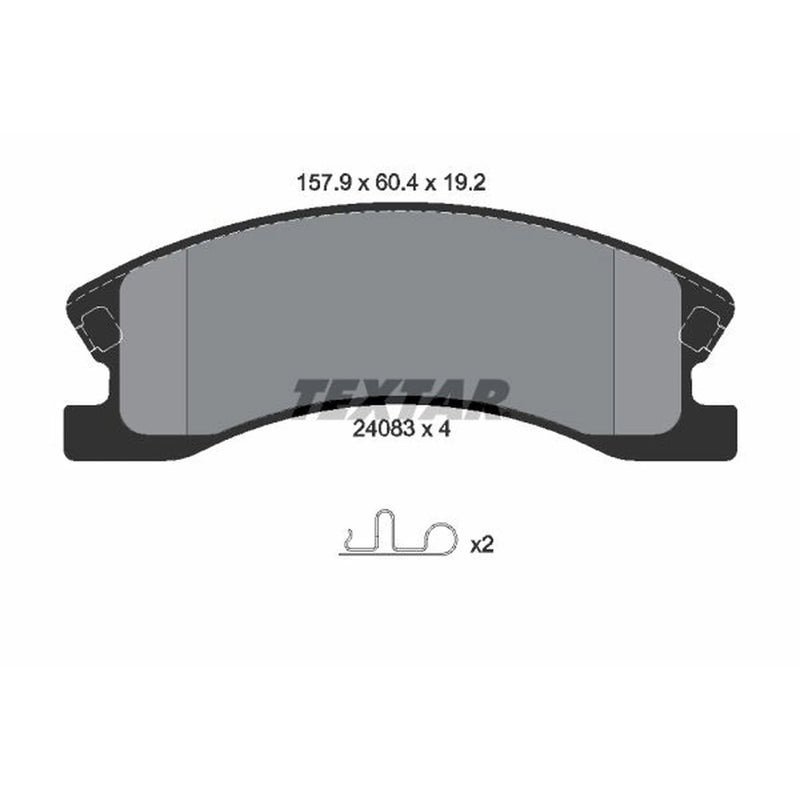 Textar Front Brake Pad Set 2408301
