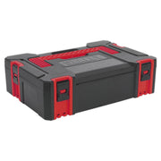 Sealey ABS Stackable Click Together Toolbox Small AP8130 Sealey - Dynamic Drive