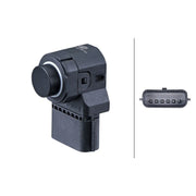 Hella Parking Sensor (PDC) Rear 6PX 358 269-531