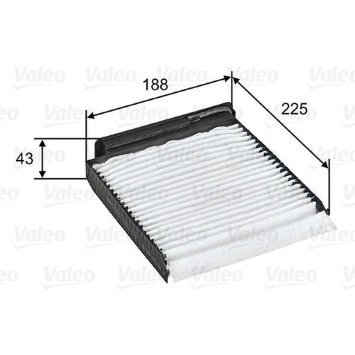 Valeo Cabin Air Filter (Pollen Filter) 698753