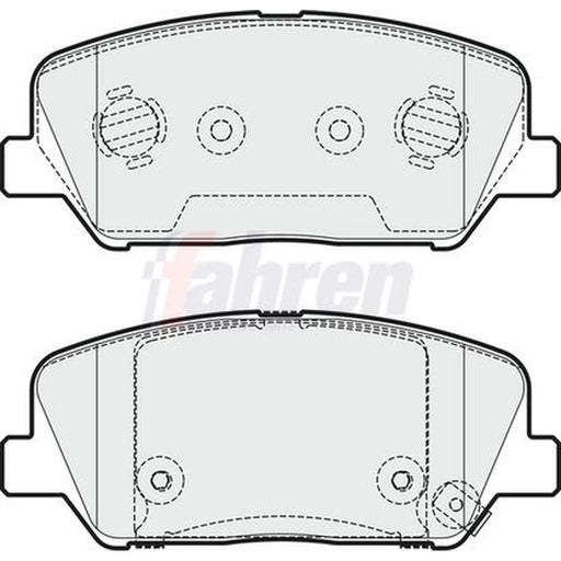 Fahren Front Brake Pad Set FBP3693