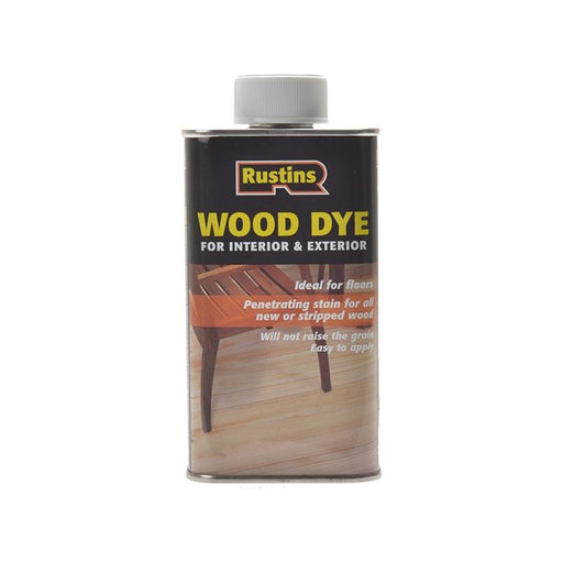 Rustins Wood Dye Red Mahogany 250ml Rustins - Dynamic Drive