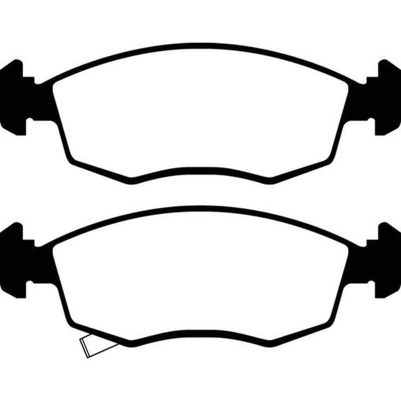 Abtex Front Brake Pad Set fits Chrysler Ypsilon 2011-2021 0.9 1.2 1.3