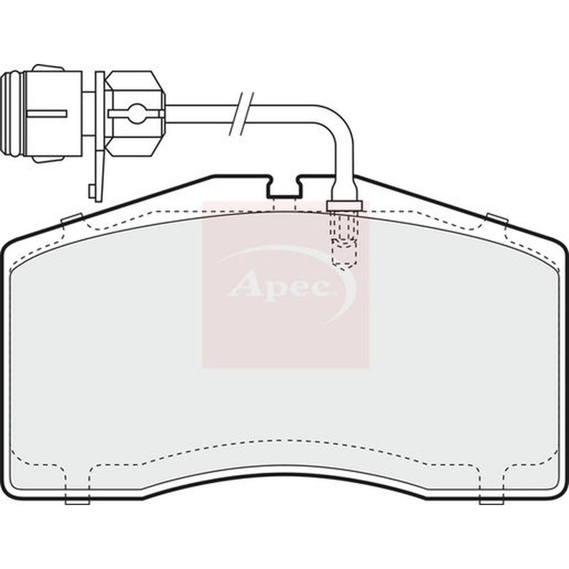 Apec Front Brake Pad Set fits VW Phaeton 2003-2016 4.2