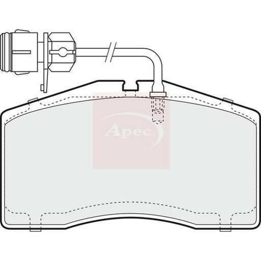 Apec Front Brake Pad Set fits VW Phaeton 2003-2016 4.2