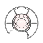 Apec Brake Disc Splash Guard Rear Right fits BMW 3 1990-2007