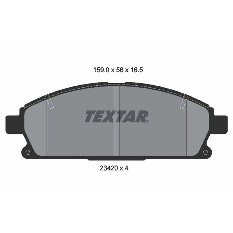 Textar Front Brake Pad Set 2342004