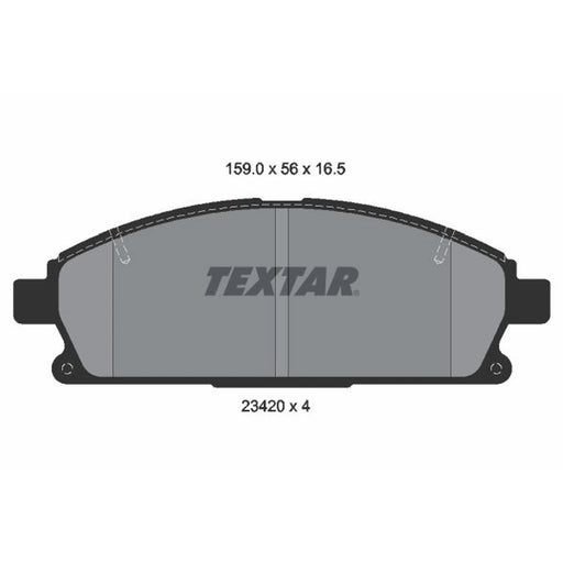 Textar Front Brake Pad Set 2342004