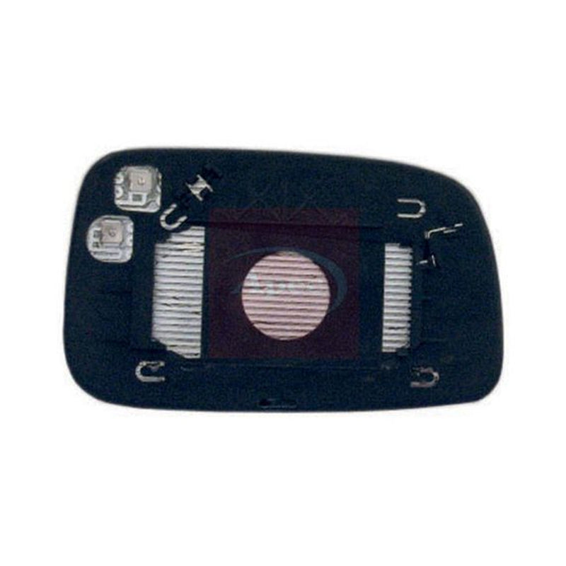 Apec Exterior Wing Mirror Glass Left fits Toyota Avensis 2003-2008