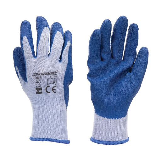 Silverline Latex Builders Gloves L 9 Silverline - Dynamic Drive
