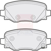 Apec Rear Brake Pad Set fits Abarth 500E 2023 on