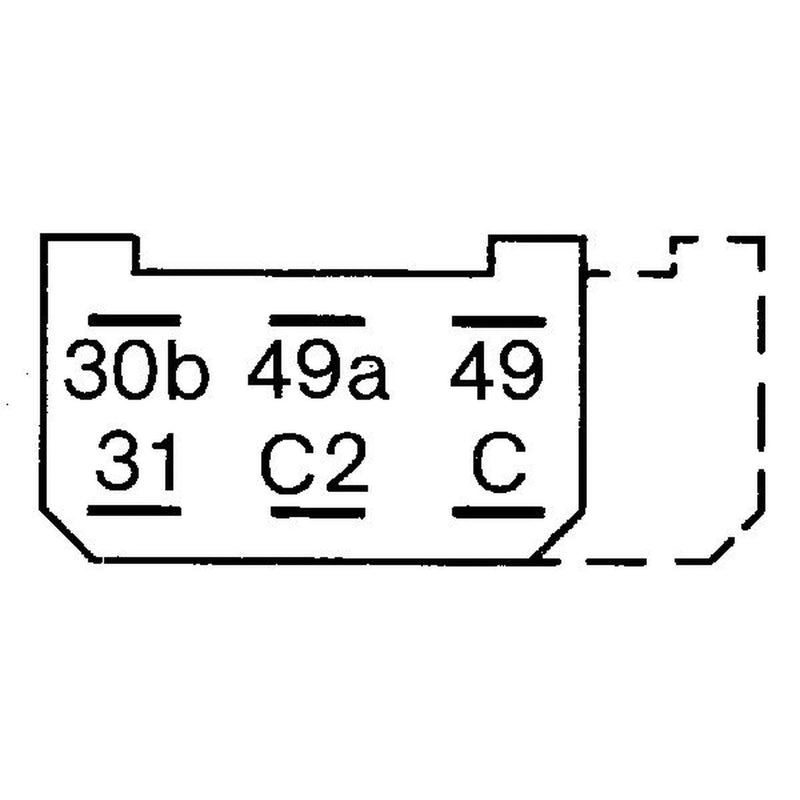 Bosch Indicator Flasher Relay 0 335 215 154