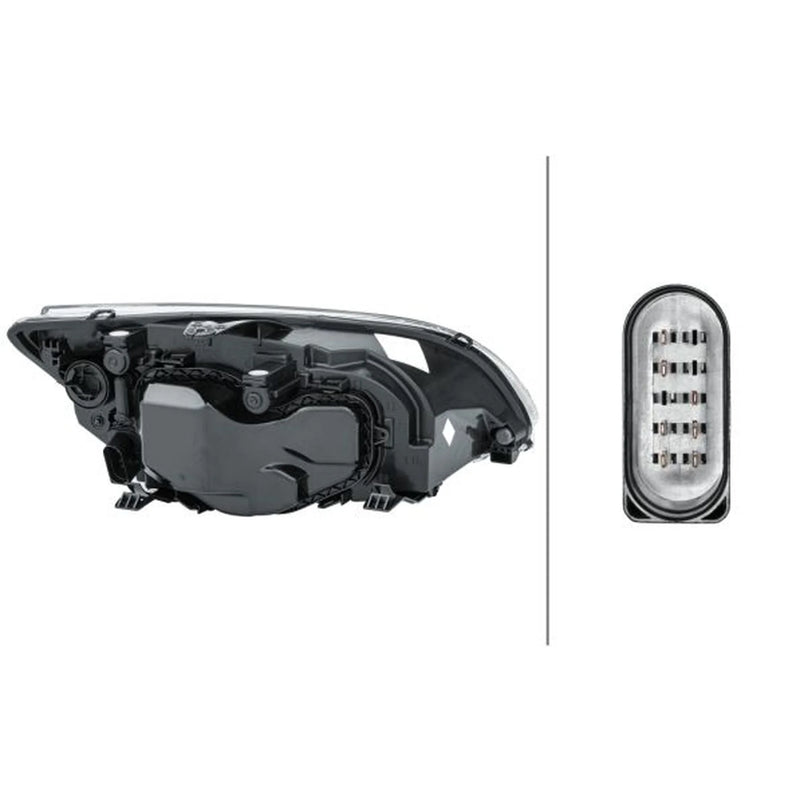 Hella Headlight Headlamp PY21W Left fits Ford Focus II 2004-2012