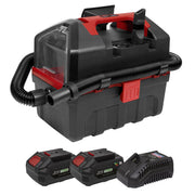 Sealey SV20 Series 10L Cordless Wet & Dry Vacuum Kit 20V 4Ah - 2 Batteries Sealey - Dynamic Drive