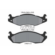 Textar Front Brake Pad Set 2182001