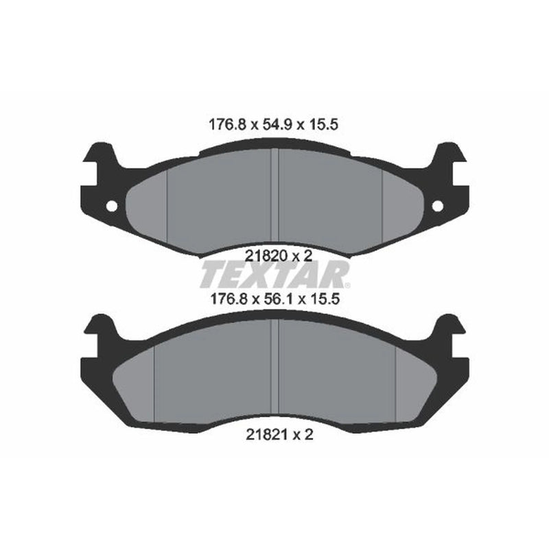 Textar Front Brake Pad Set 2182001