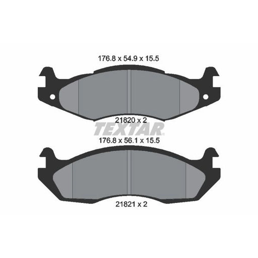 Textar Front Brake Pad Set 2182001