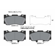 Textar Front Brake Pad Set 2235301