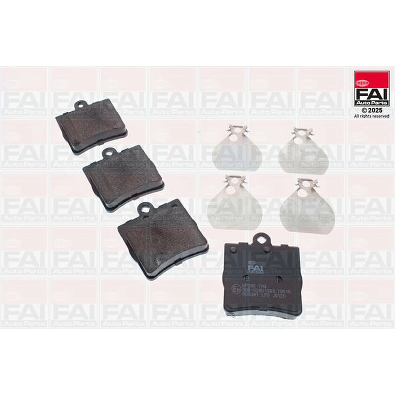 FAI Rear Brake Pad Set fits Chrysler Crossfire 2003-2008 3.2
