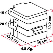 Fiamma Bi Pot 39 Toilet for Caravans and Motorhomes Fiamma - Dynamic Drive