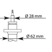 KYB Shock Absorber Damper Strut Front fits Citroën Relay I 1994-2002