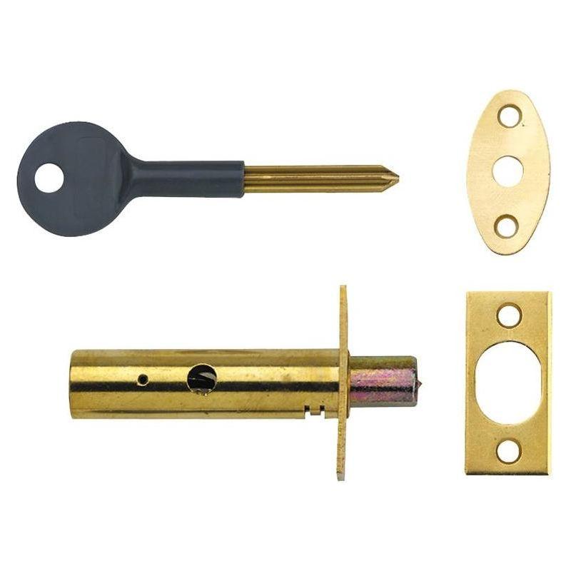 Yale Locks PM444 Door Security Bolts Brass Finish Visi of 2 Yale Locks - NN4 Online